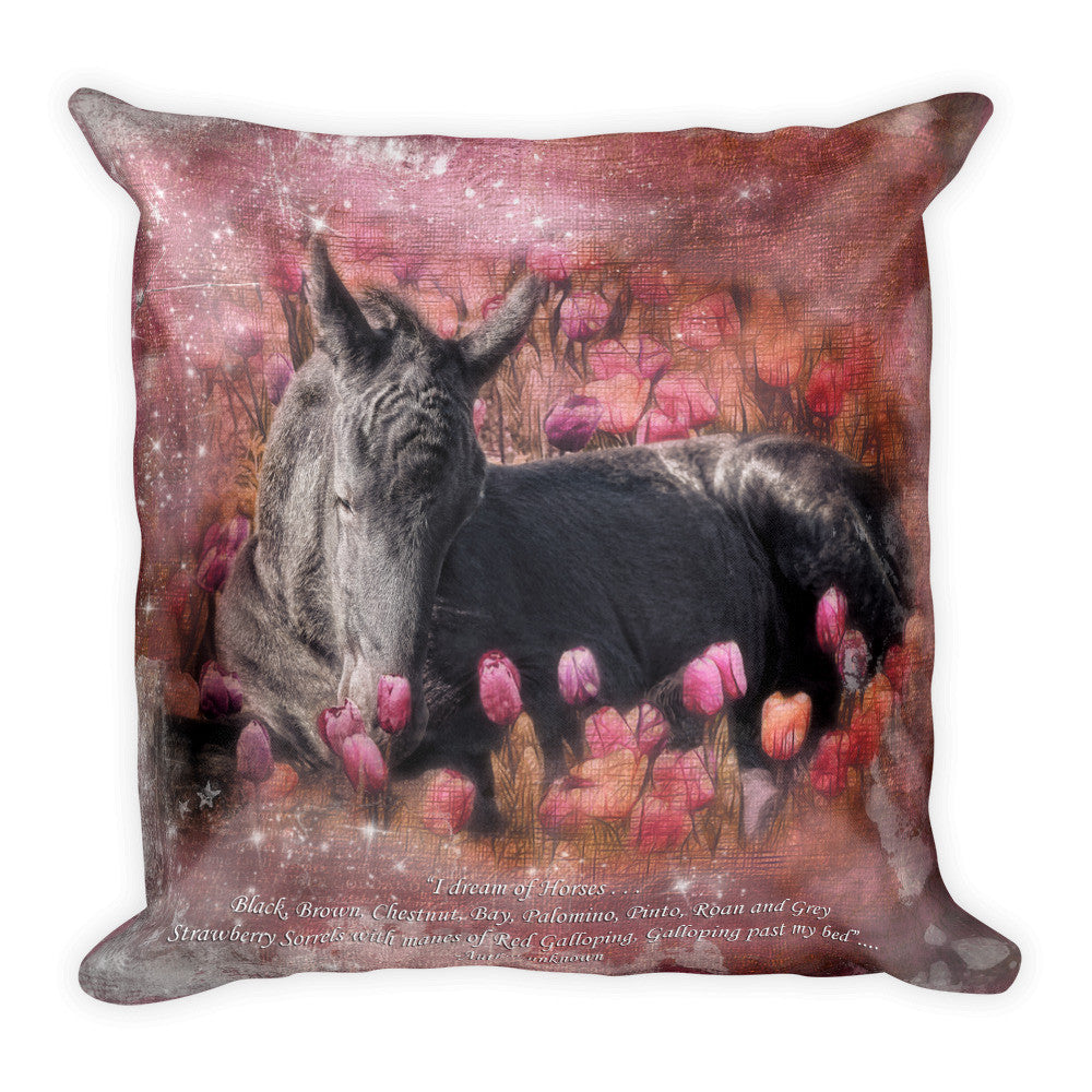 Fantasia 2 Square Pillow – Flying Horse Designs