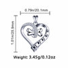 Angel Caller 925 Sterling Silver lovely Dog and Cat Footprint Necklace Bone Heart Pendant Necklaces Women Fine Jewelry CYD105